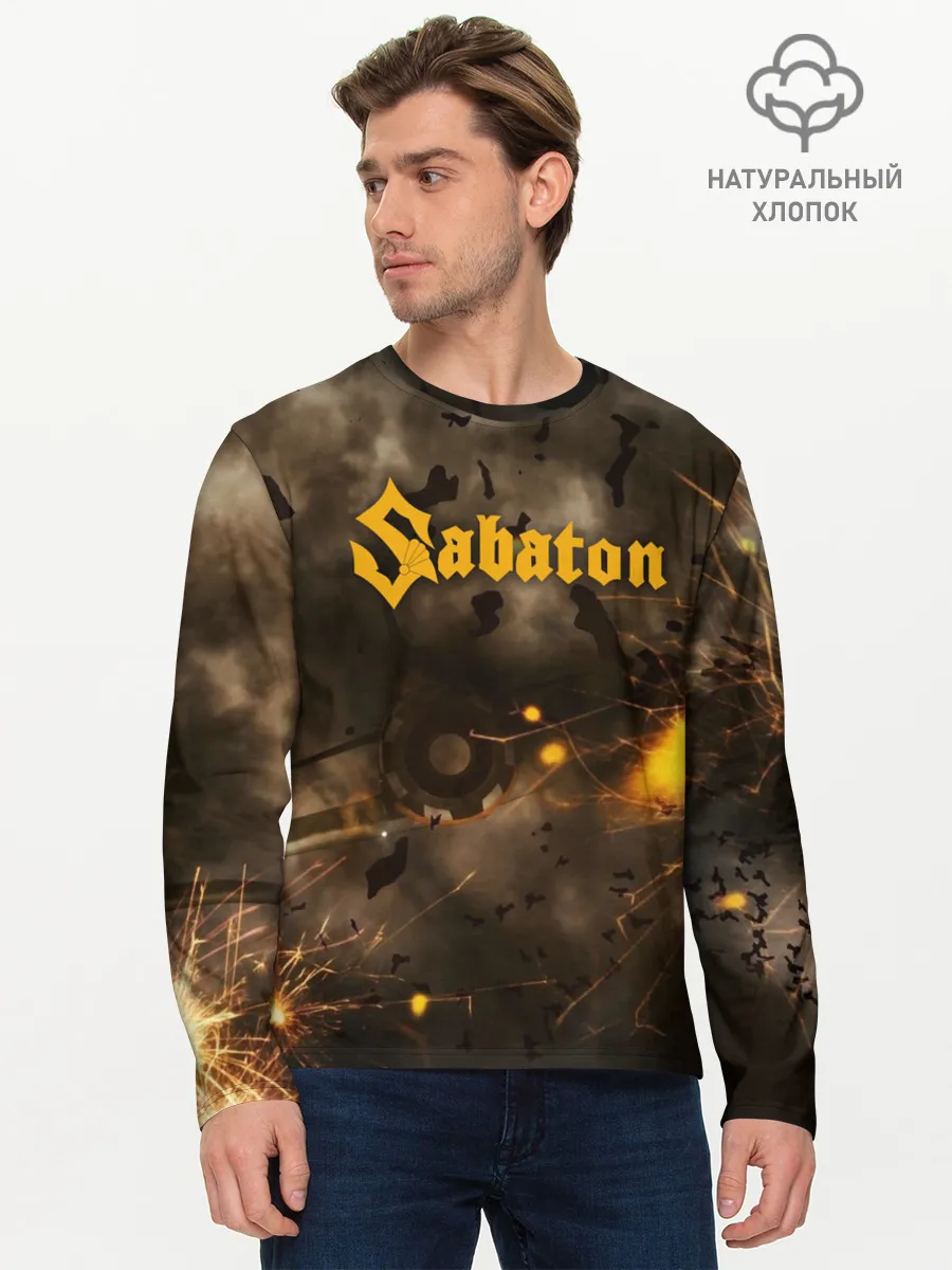 Мужской лонгслив базовый / Sabaton