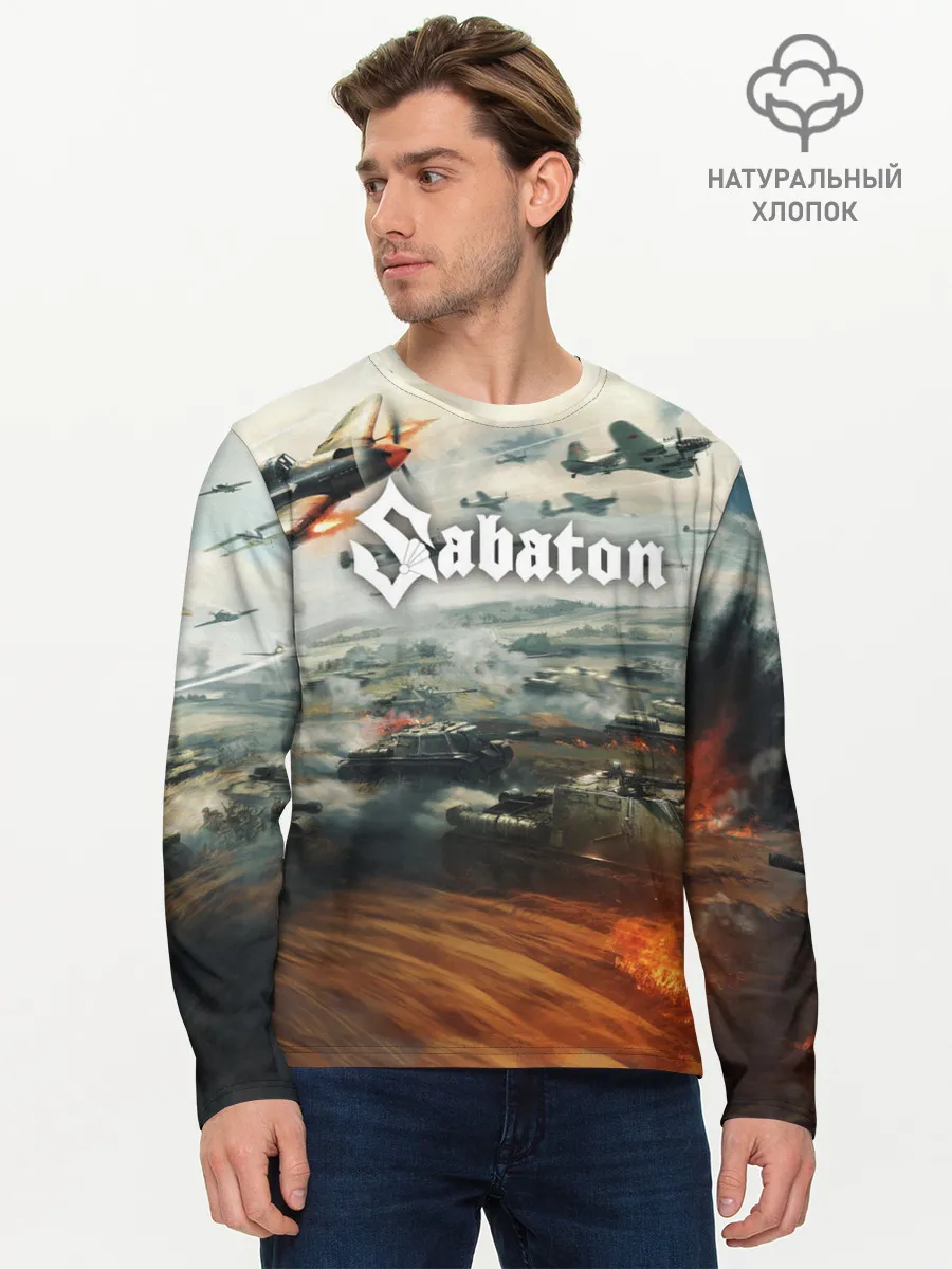 Мужской лонгслив базовый / Sabaton