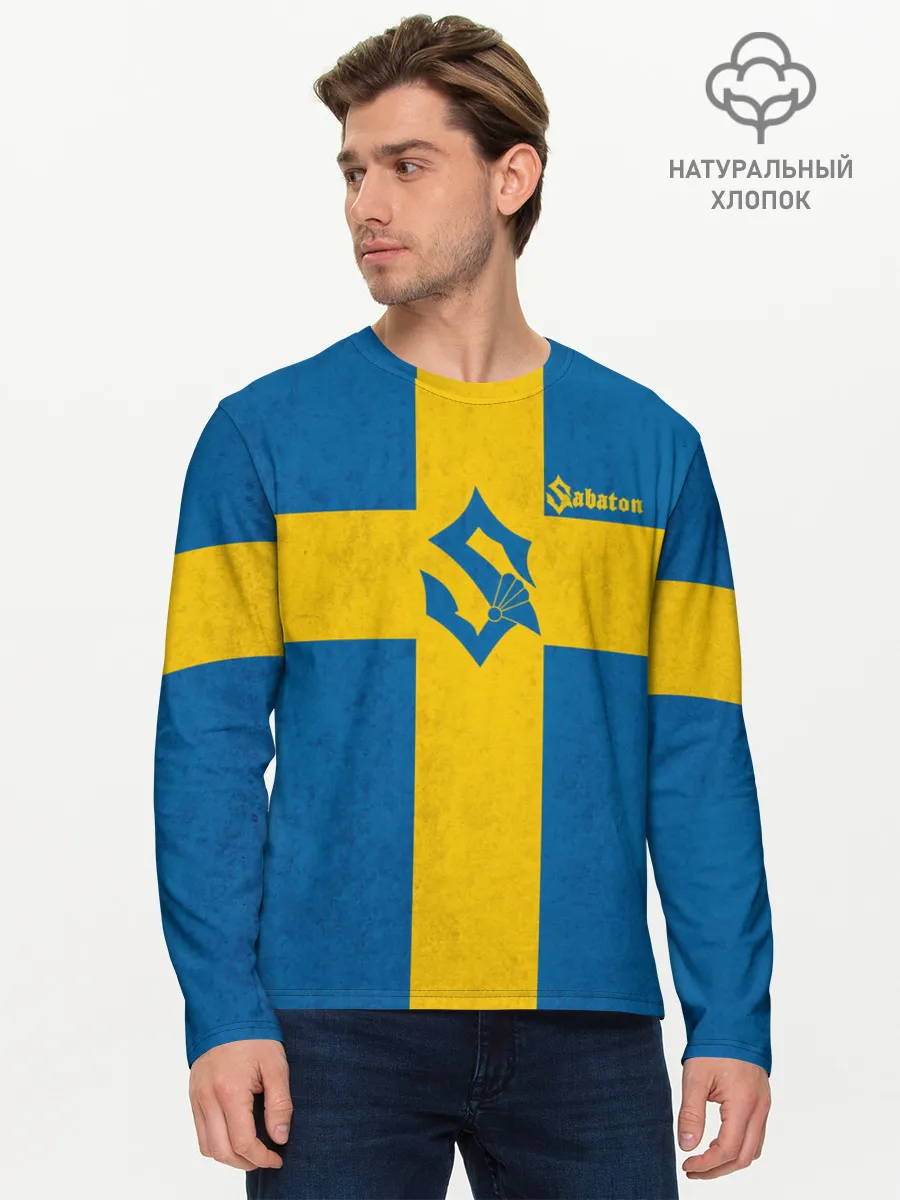 Мужской лонгслив базовый / Sabaton