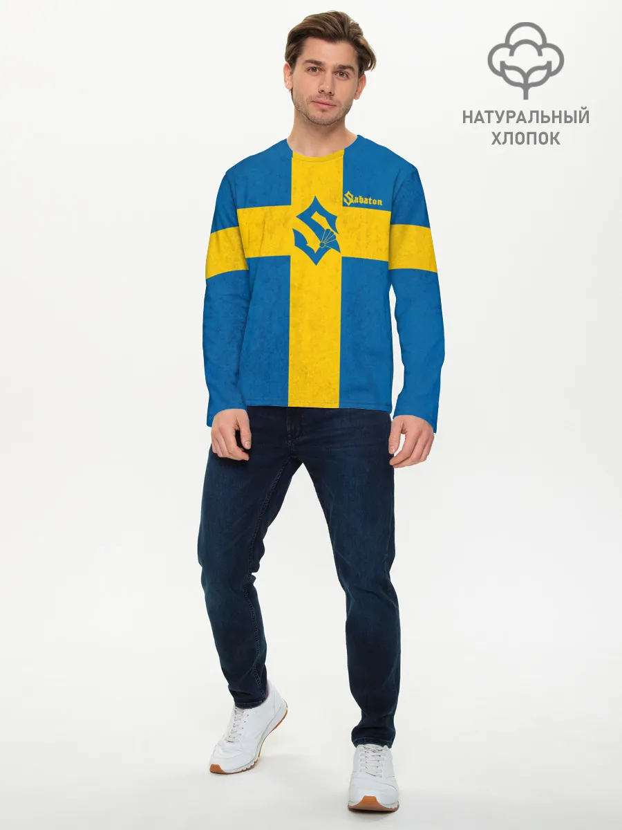 Мужской лонгслив базовый / Sabaton