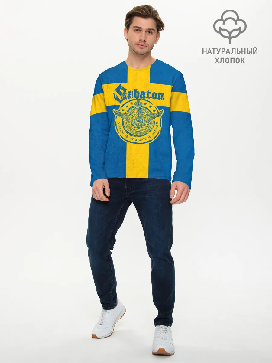Мужской лонгслив базовый / Sabaton