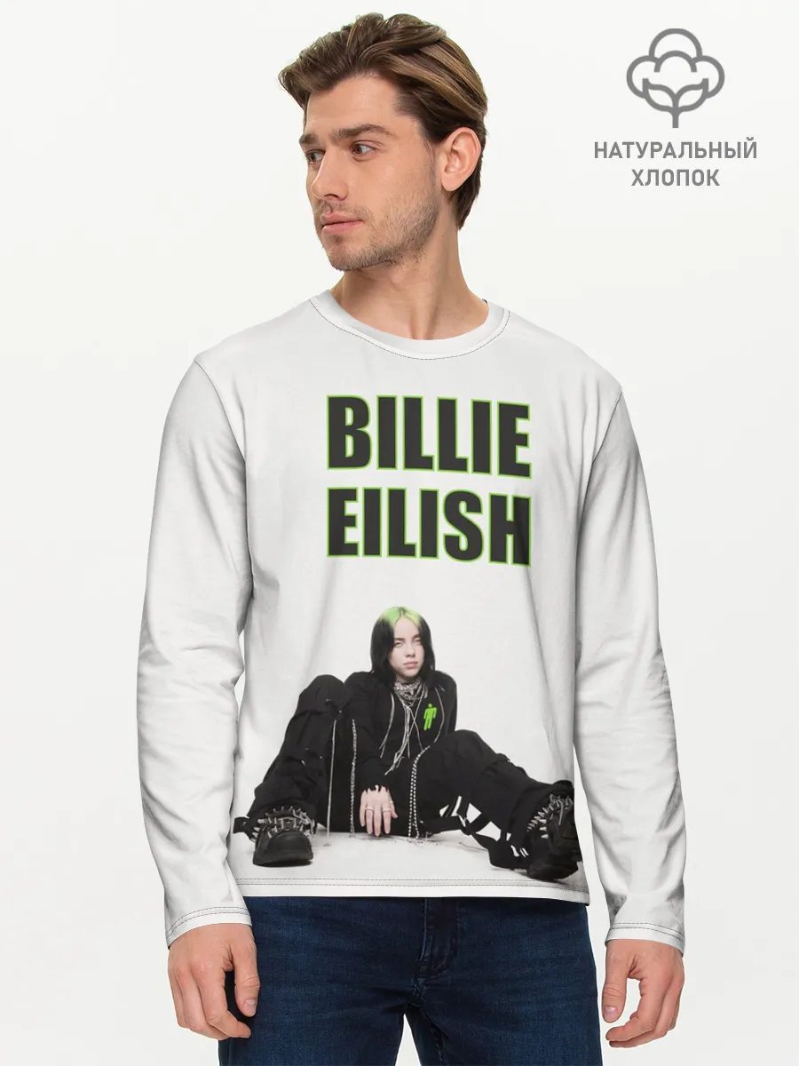 Мужской лонгслив базовый / Billie Eilish