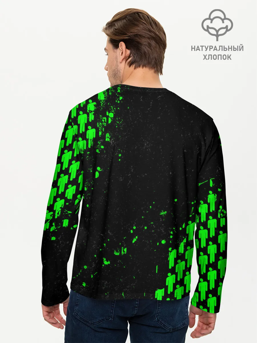 Мужской лонгслив базовый / Billie Eilish