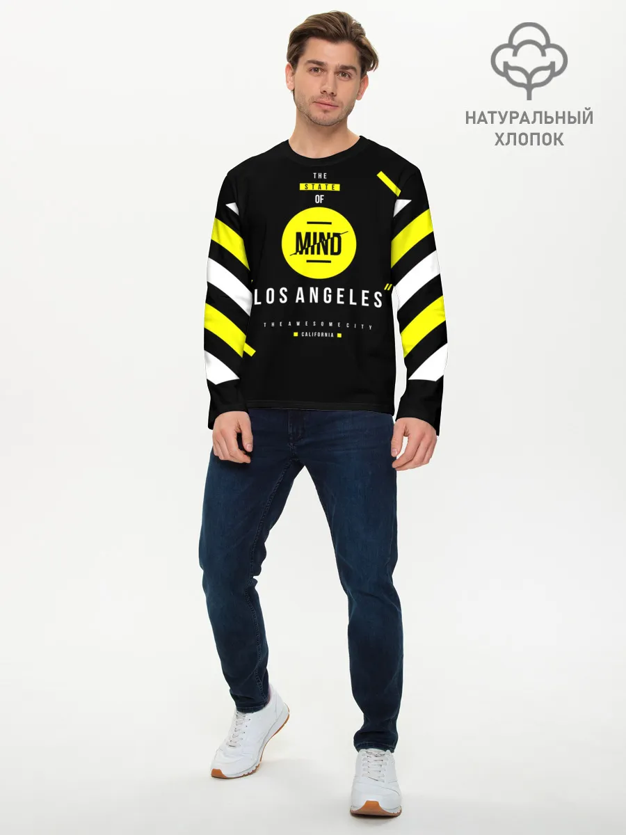 Мужской лонгслив базовый / OFF-MIND