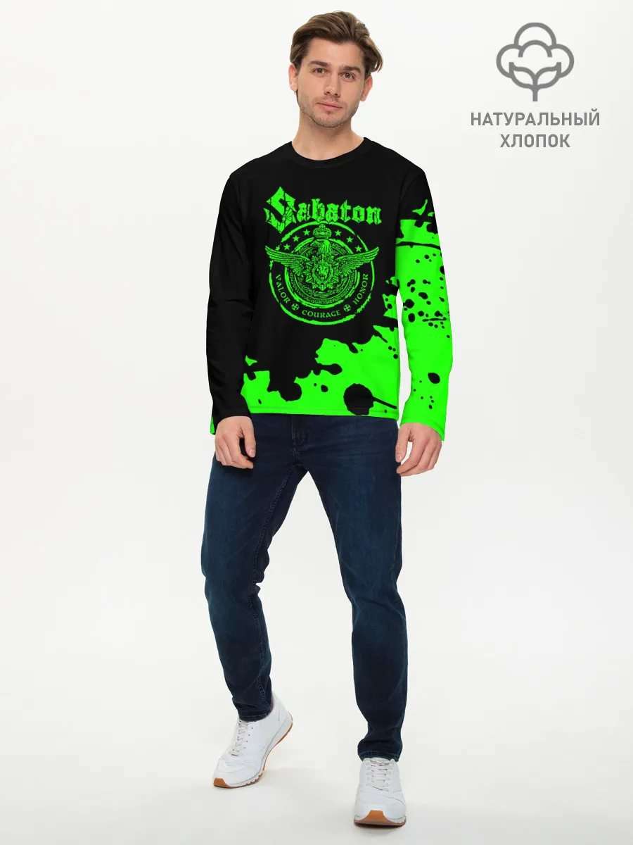 Мужской лонгслив базовый / Sabaton