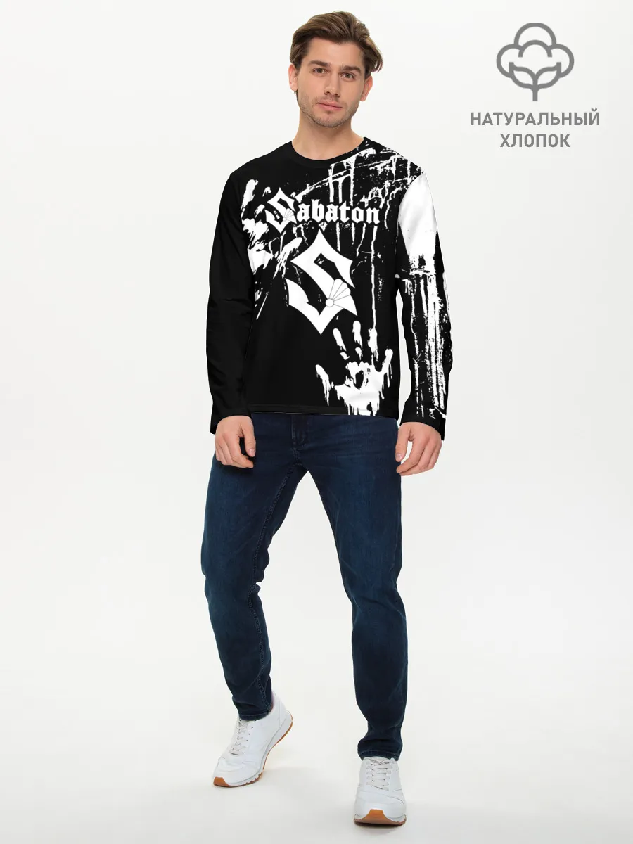 Мужской лонгслив базовый / Sabaton