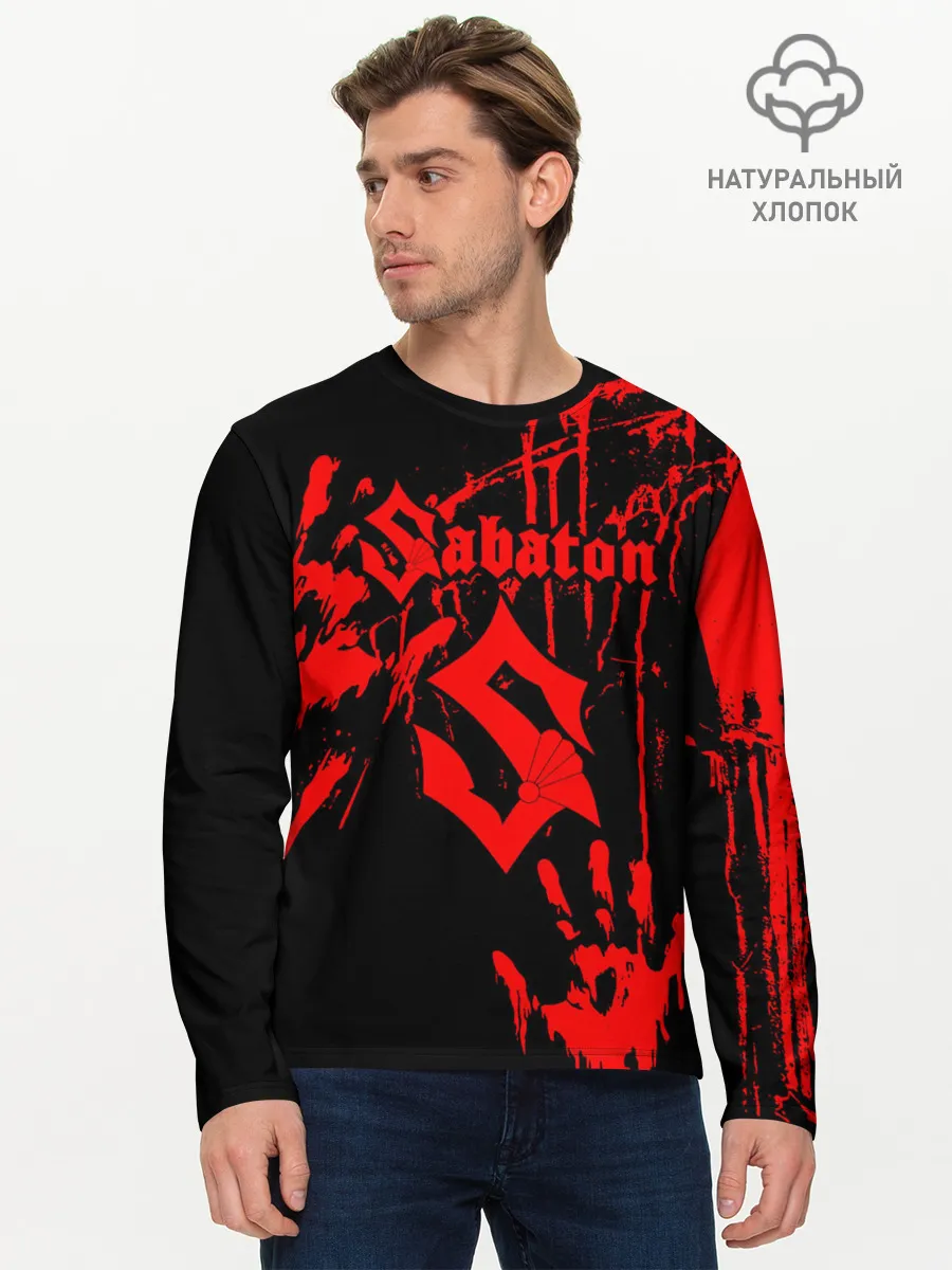 Мужской лонгслив базовый / Sabaton