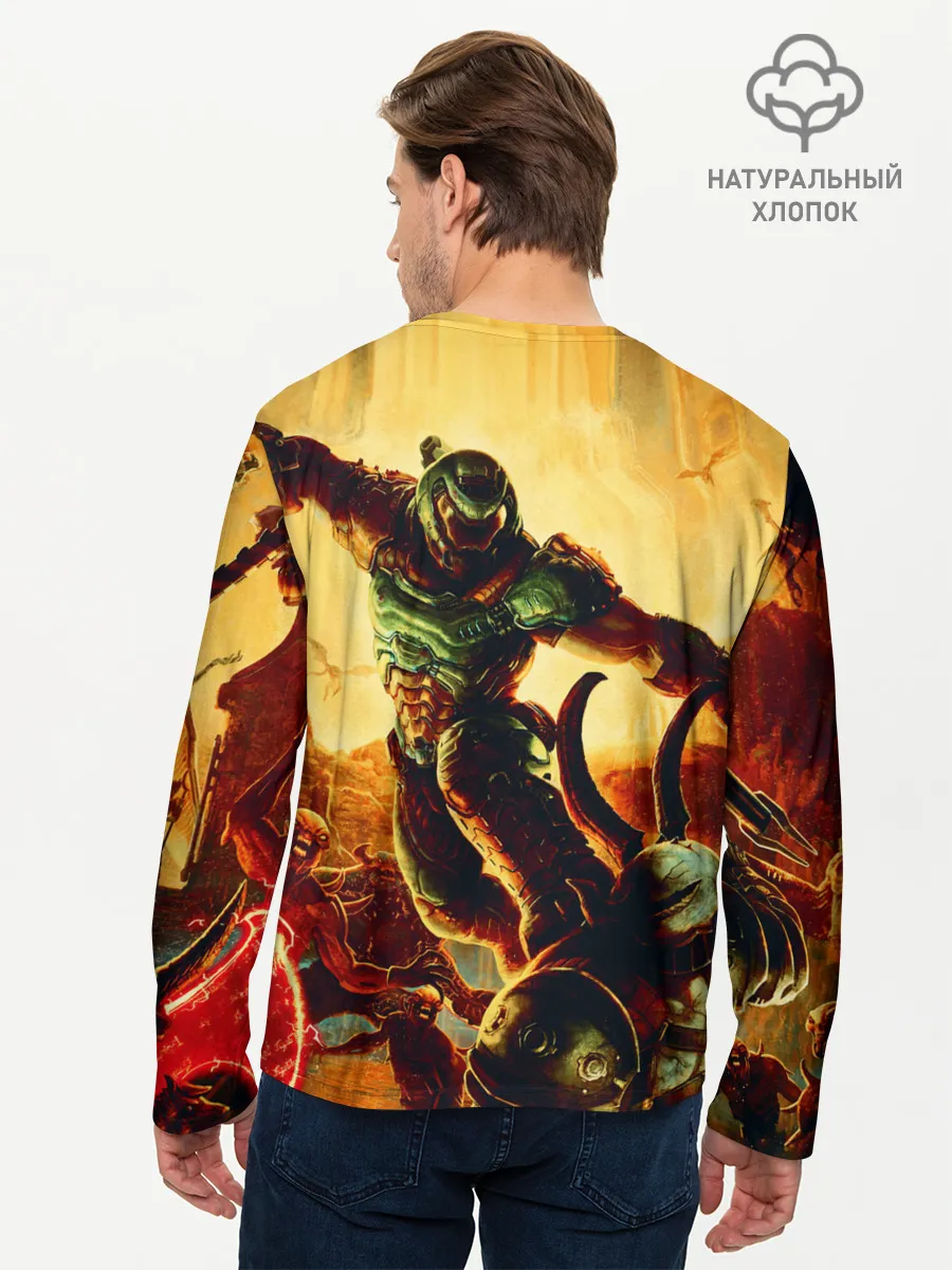 Мужской лонгслив базовый / Doom Eternal