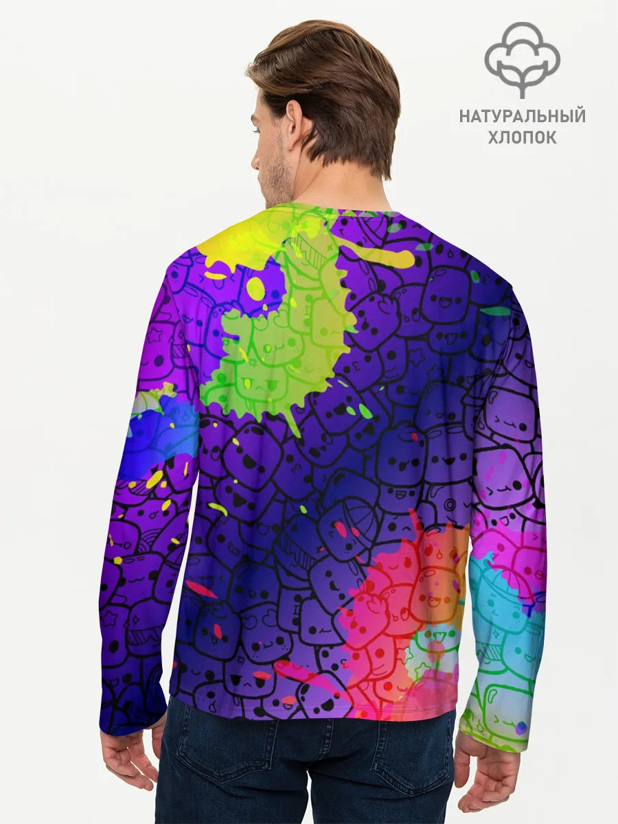 Мужской лонгслив базовый / Marshmello