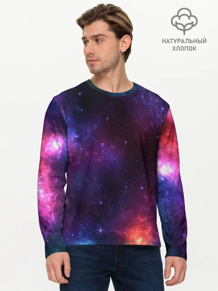 Мужской лонгслив базовый / КОСМОС | SPACE