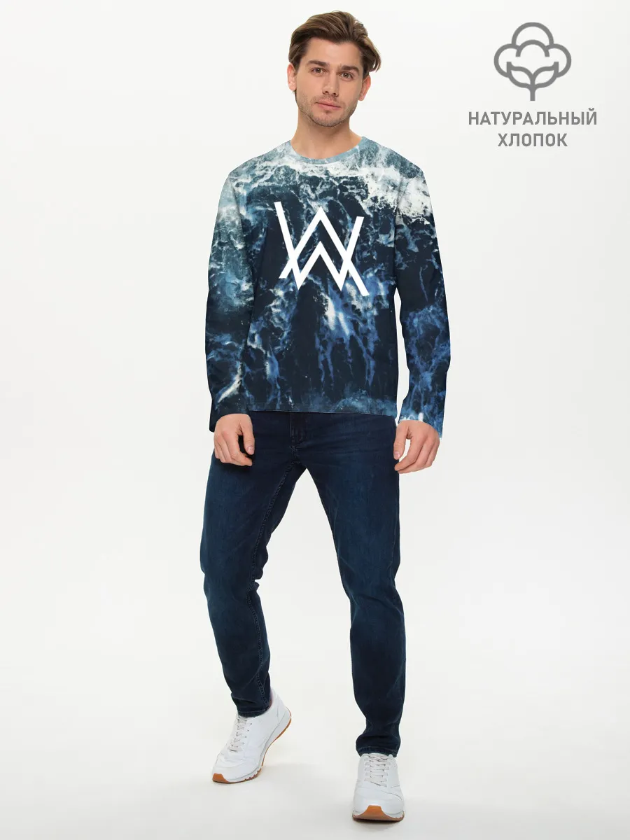 Мужской лонгслив базовый / Alan Walker
