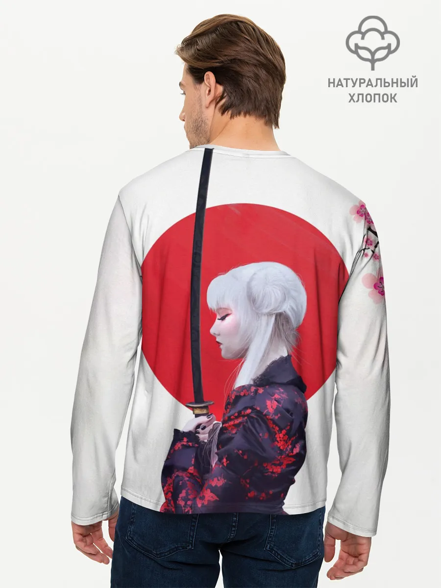 Мужской лонгслив базовый / Самурай