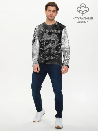 Мужской лонгслив базовый / SABATON