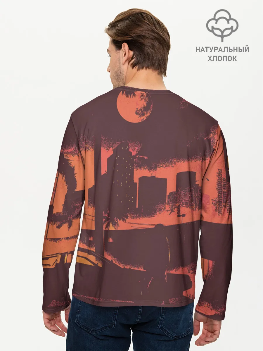 Мужской лонгслив базовый / Hotline miami