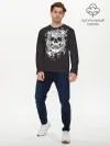 Мужской лонгслив базовый / Skull 1