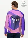 Мужской лонгслив базовый / CRAZY TARDIS
