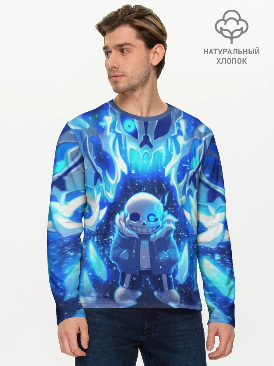 Мужской лонгслив базовый / UNDERTALE | АНДЕРТЕЙЛ