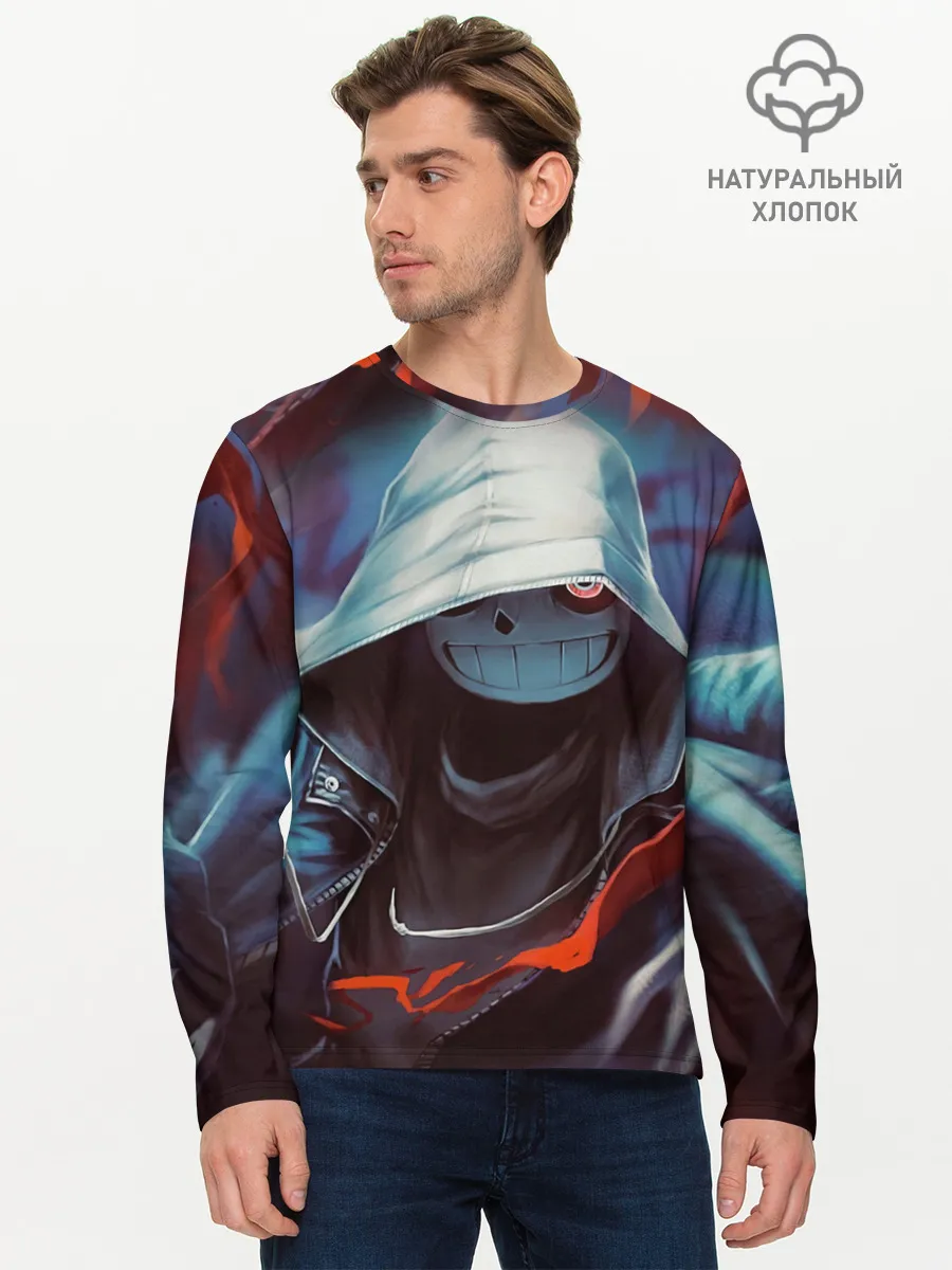 Мужской лонгслив базовый / UNDERTALE | АНДЕРТЕЙЛ