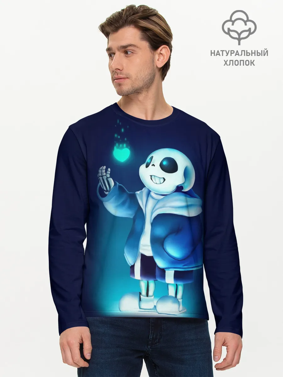 Мужской лонгслив базовый / UNDERTALE