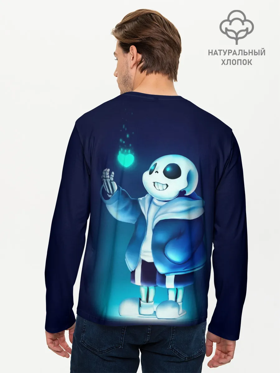 Мужской лонгслив базовый / UNDERTALE