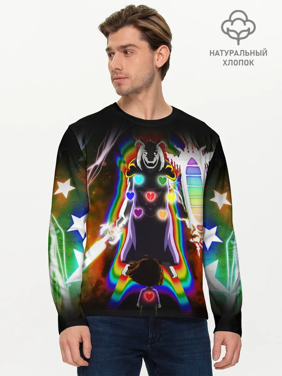 Мужской лонгслив базовый / UNDERTALE