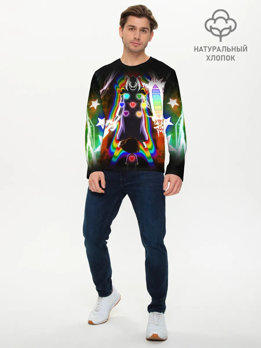 Мужской лонгслив базовый / UNDERTALE