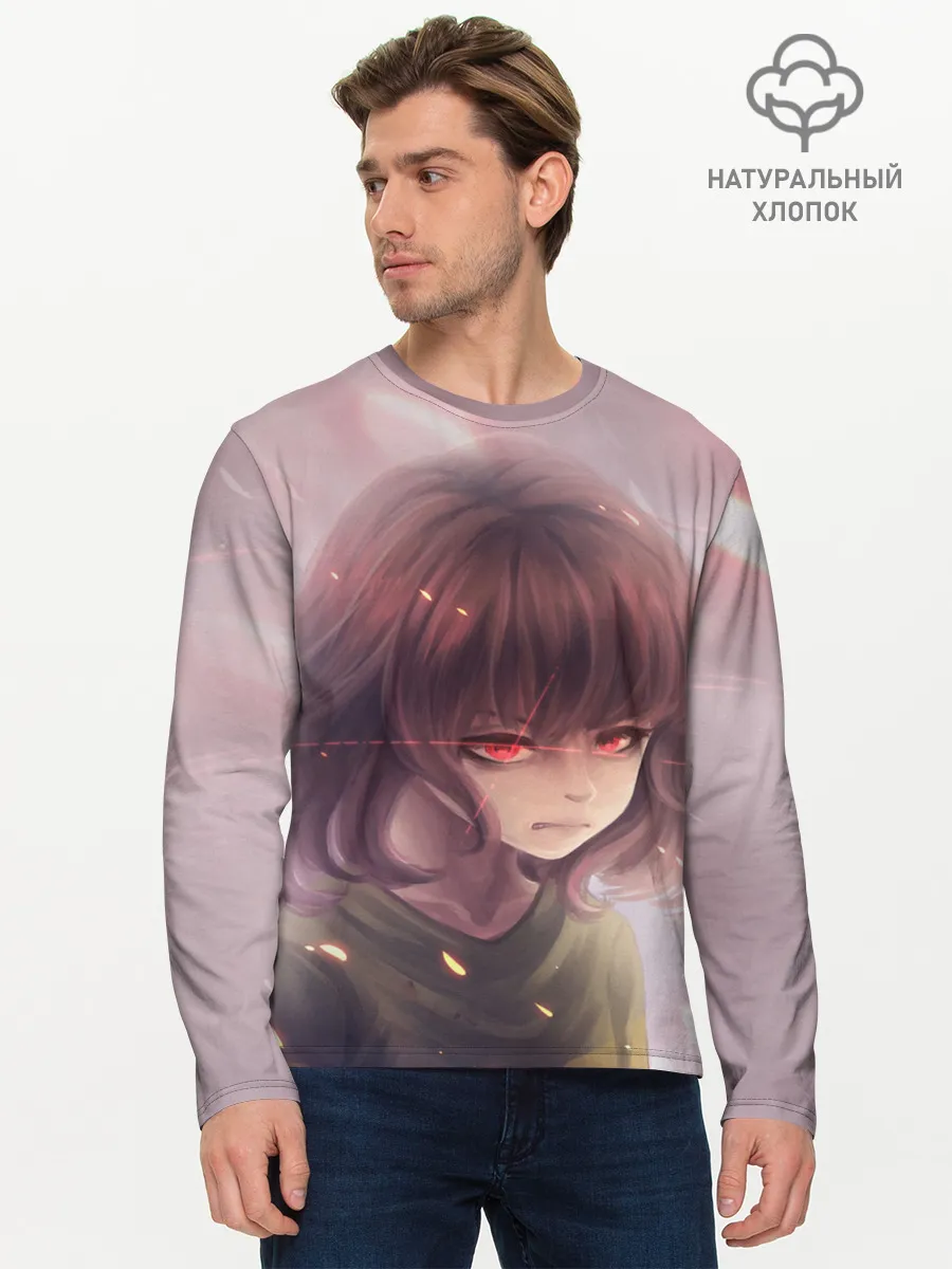 Мужской лонгслив базовый / UNDERTALE