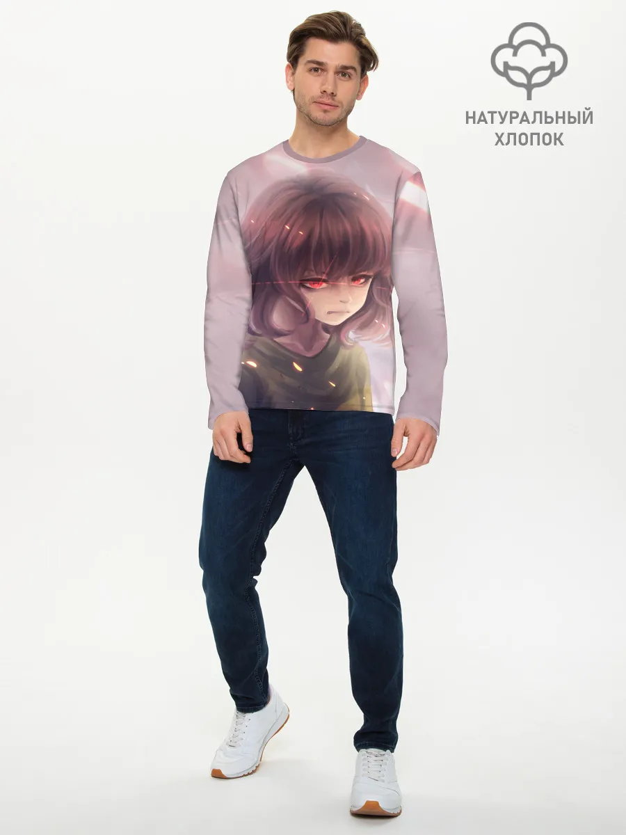 Мужской лонгслив базовый / UNDERTALE