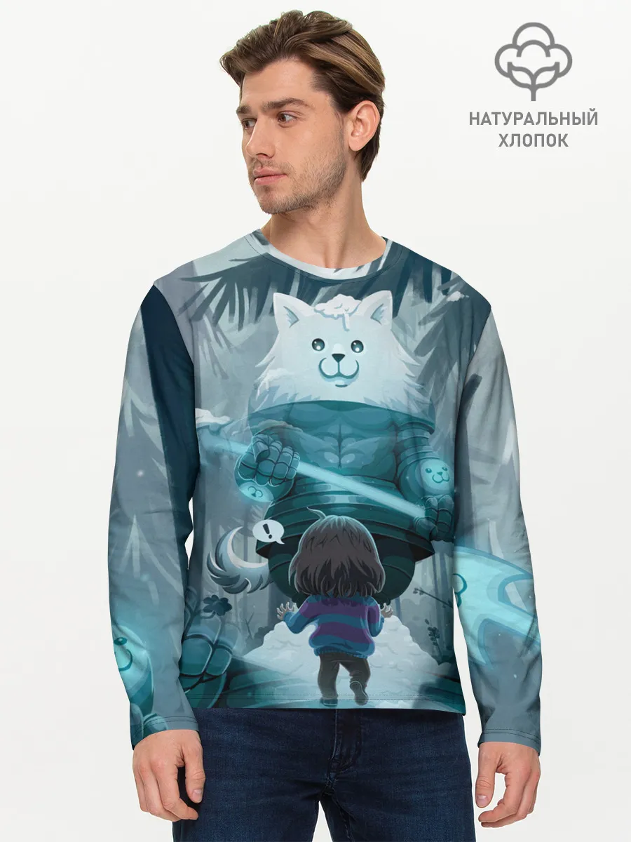 Мужской лонгслив базовый / UNDERTALE