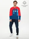 Мужской лонгслив базовый / IN TARDIS WE TRUST