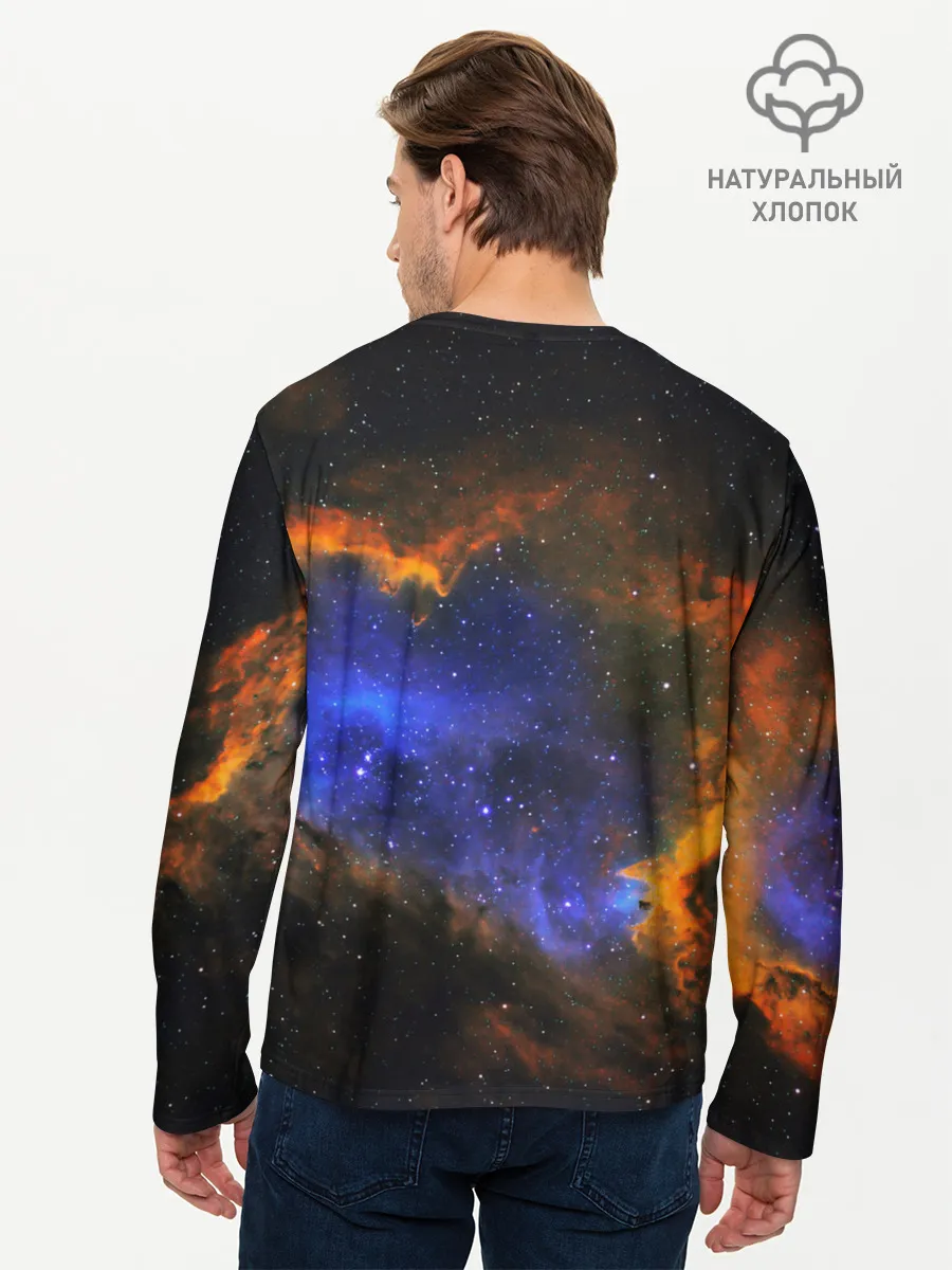 Мужской лонгслив базовый / ВСЕЛЕННАЯ ИЗ ЗВЕЗД
