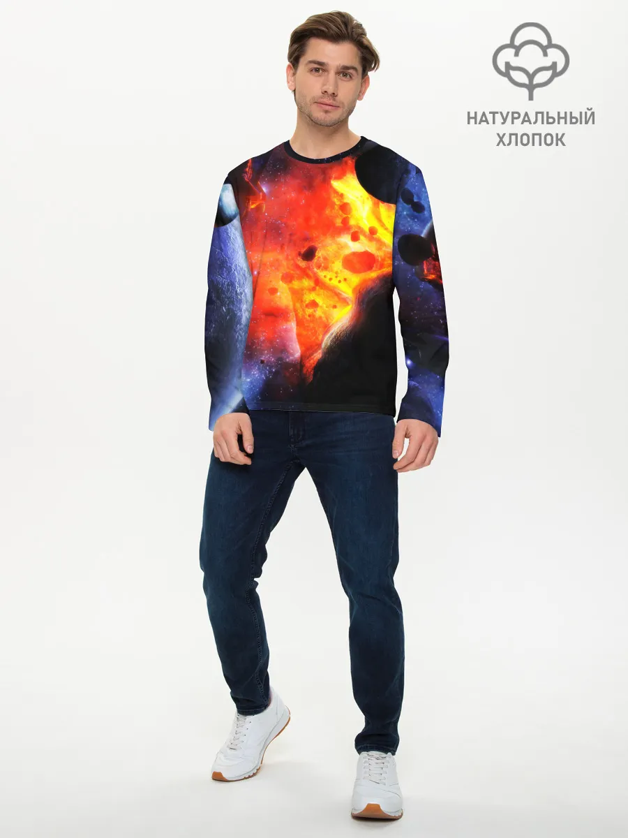 Мужской лонгслив базовый / NEBULA