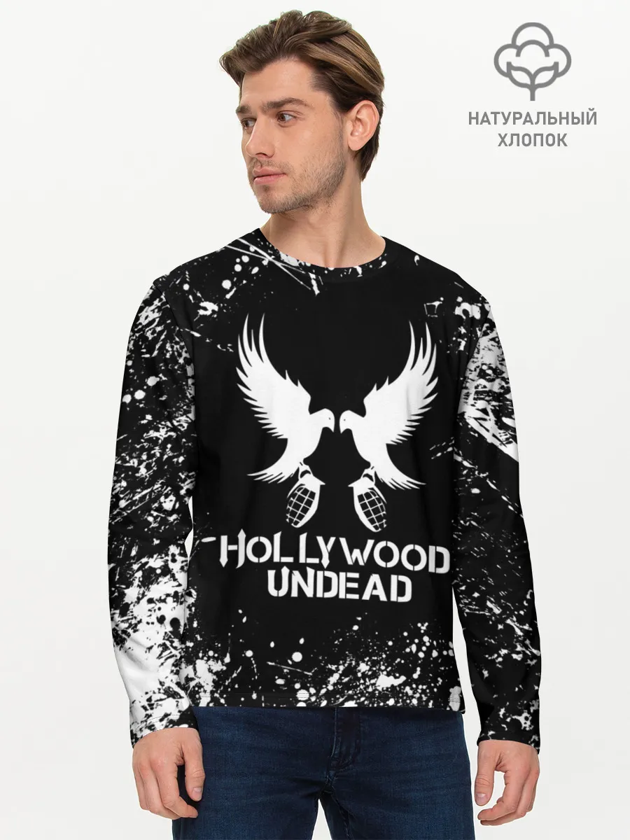 Мужской лонгслив базовый / Hollywood Undead