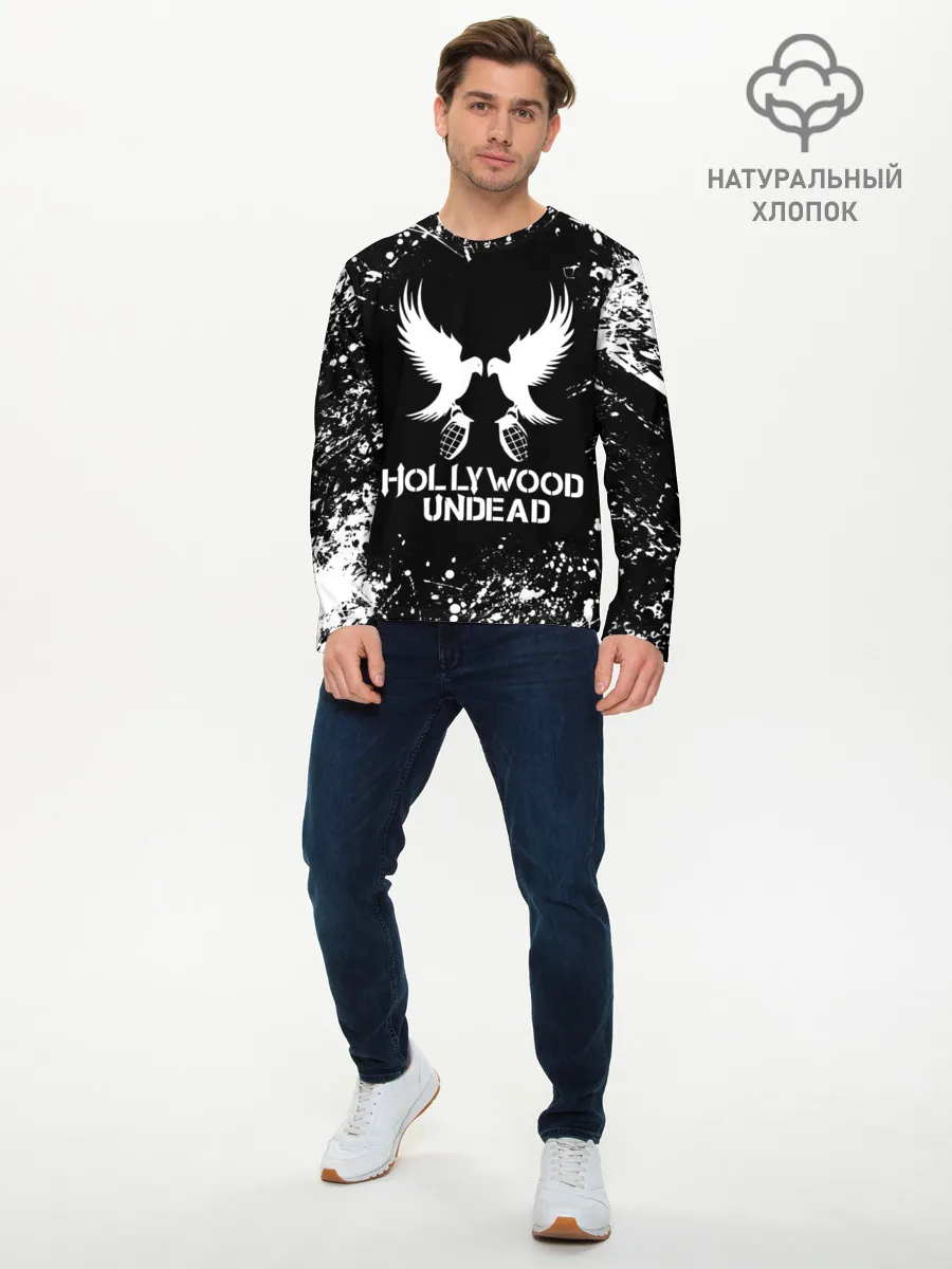 Мужской лонгслив базовый / Hollywood Undead