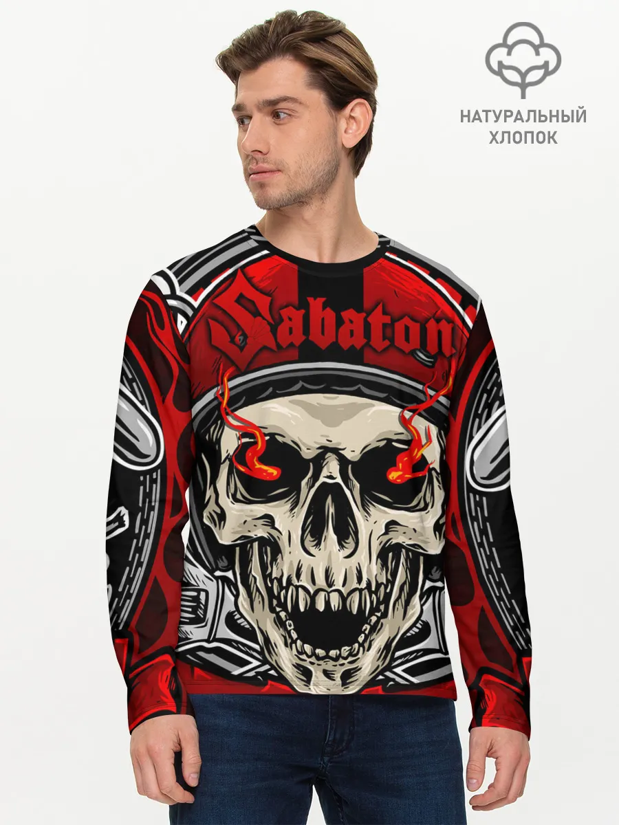 Мужской лонгслив базовый / SABATON
