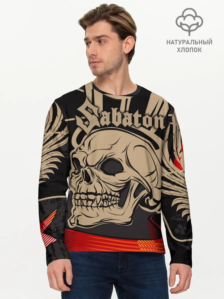 Мужской лонгслив базовый / SABATON