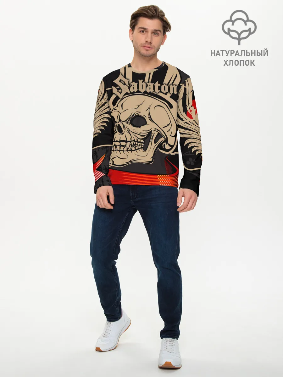 Мужской лонгслив базовый / SABATON