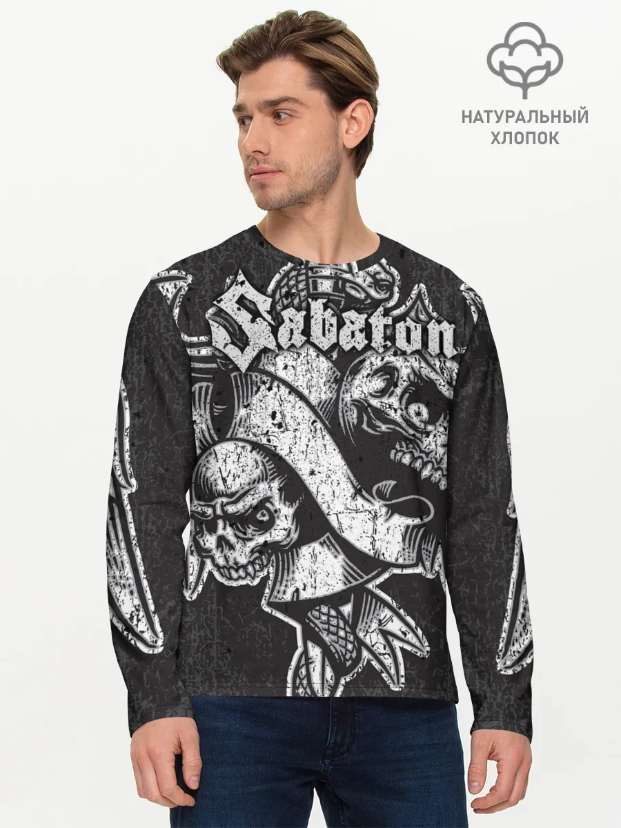 Мужской лонгслив базовый / SABATON