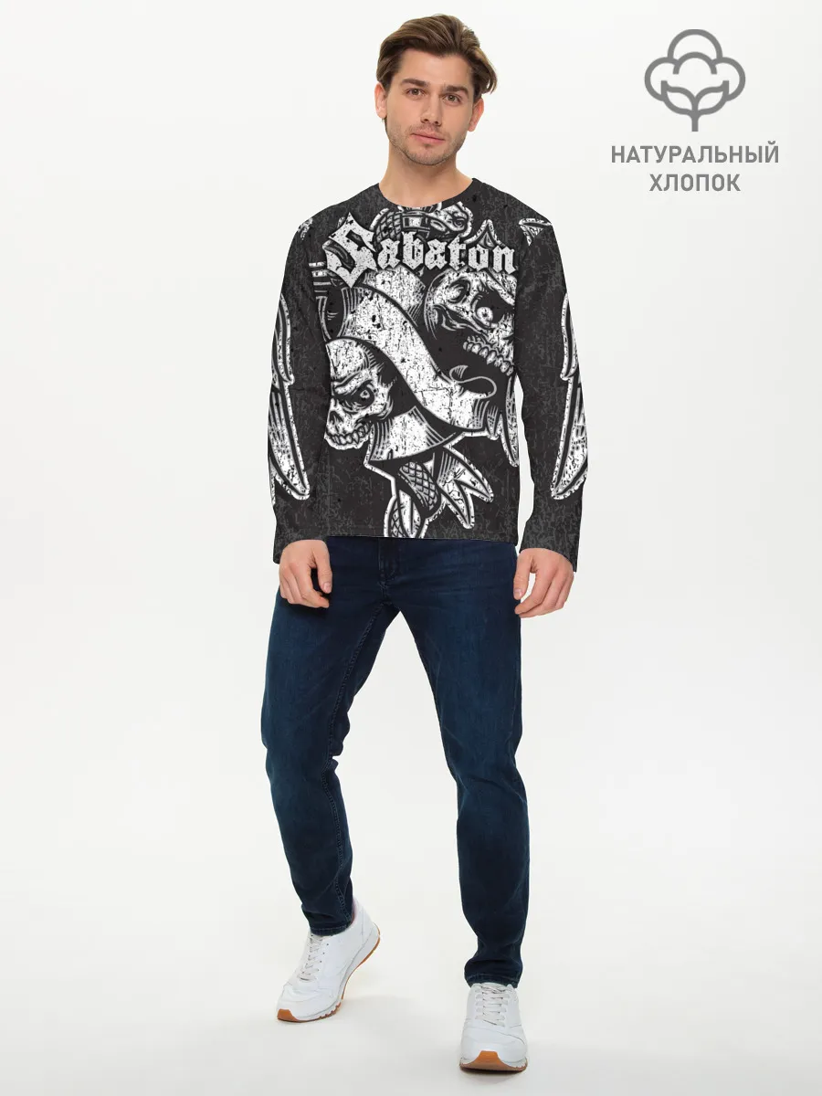 Мужской лонгслив базовый / SABATON