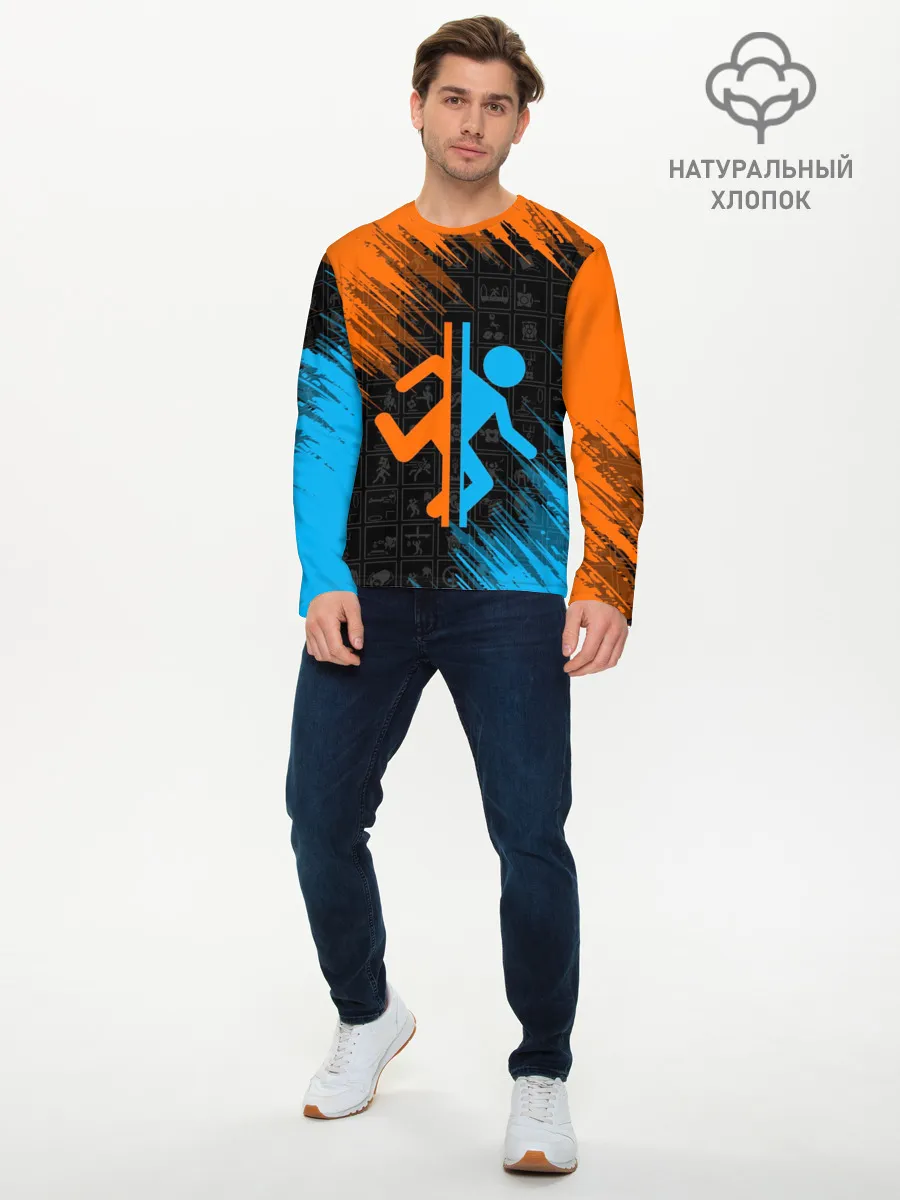 Мужской лонгслив базовый / PORTAL 2