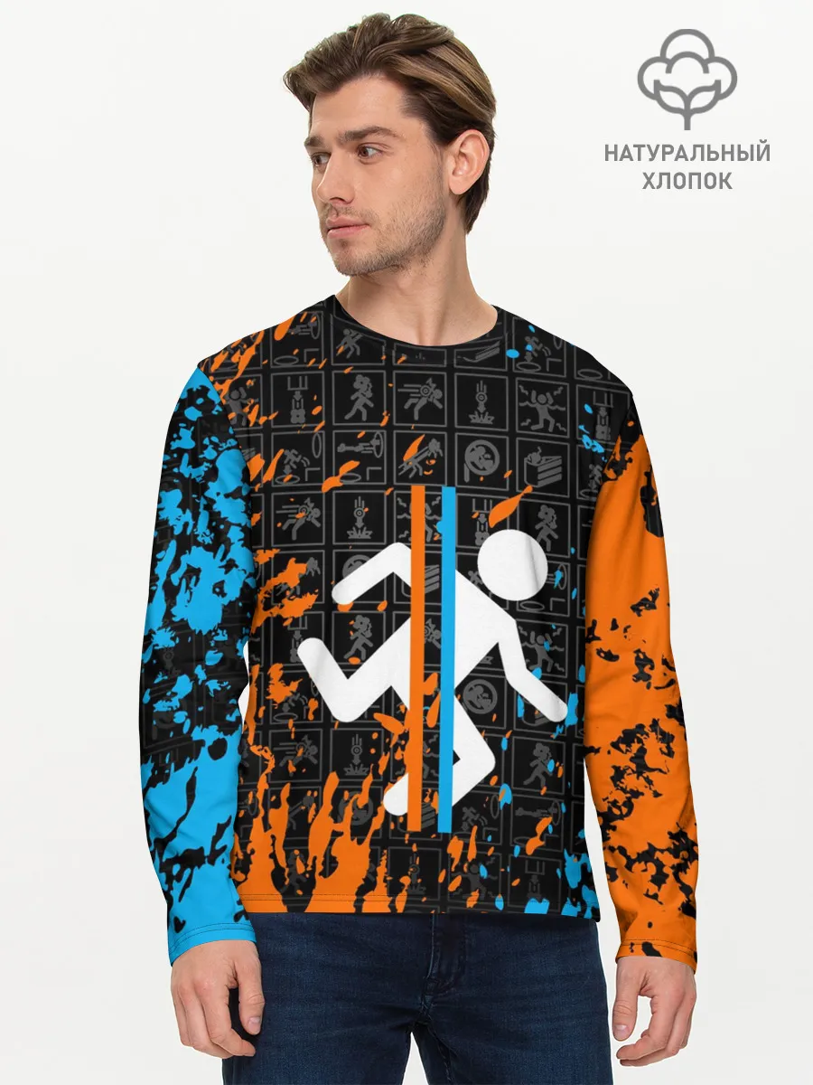 Мужской лонгслив базовый / PORTAL 2