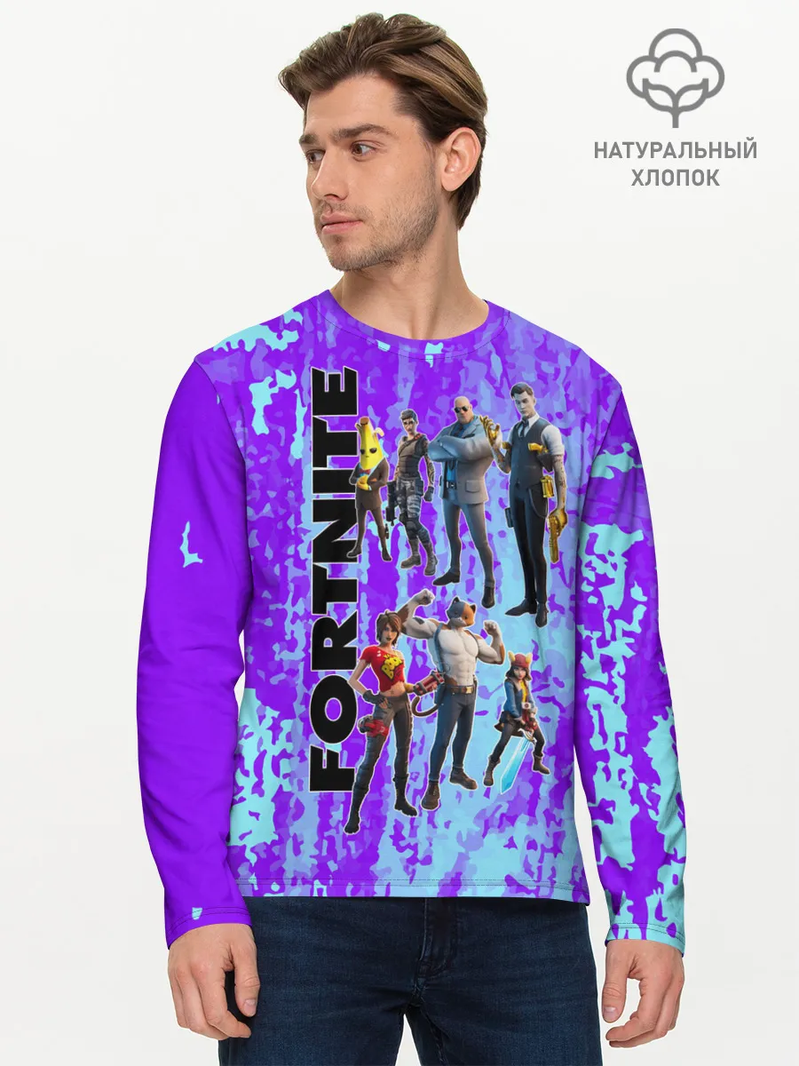 Мужской лонгслив базовый / Fortnite