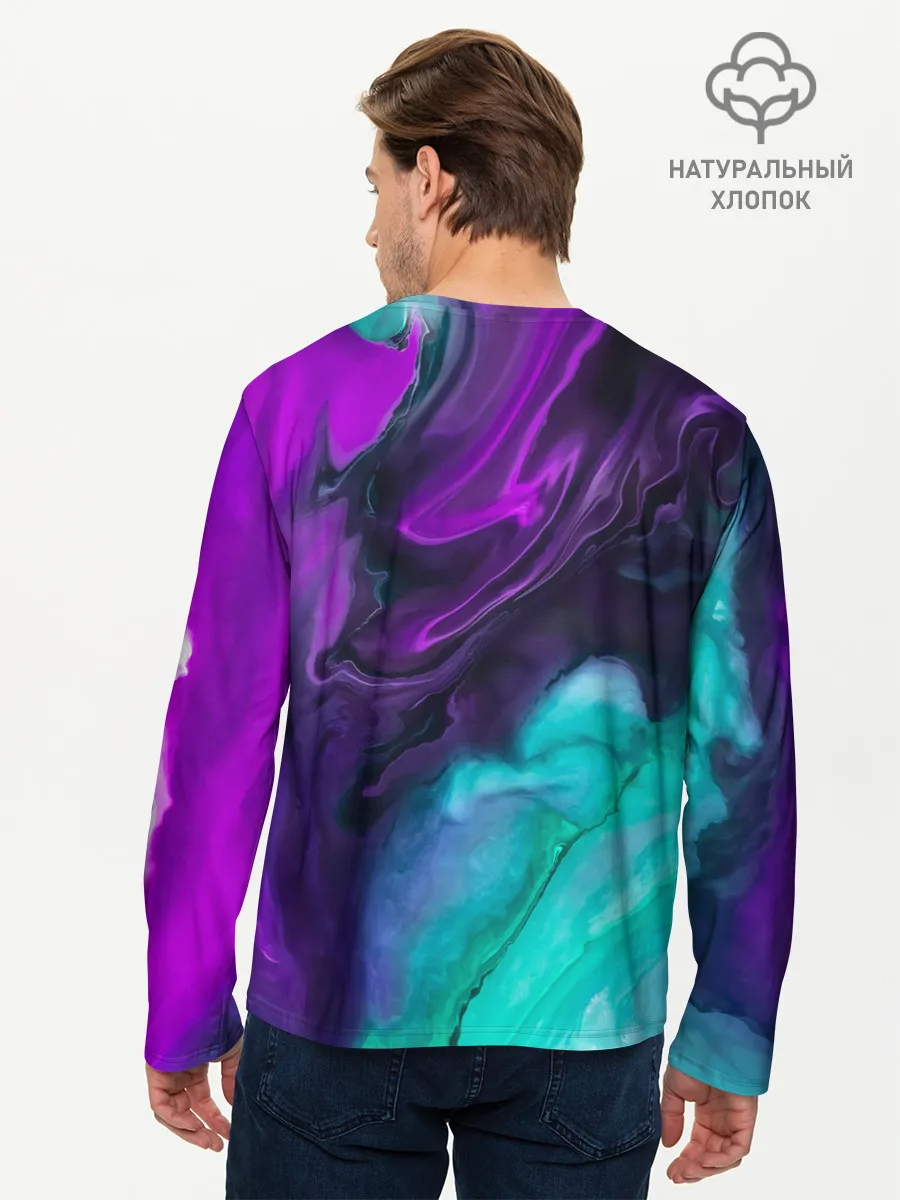 Мужской лонгслив базовый / NEON WAVES