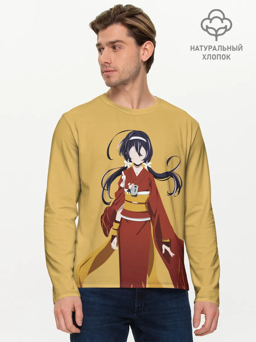 Мужской лонгслив базовый / Kyouka Izumi
