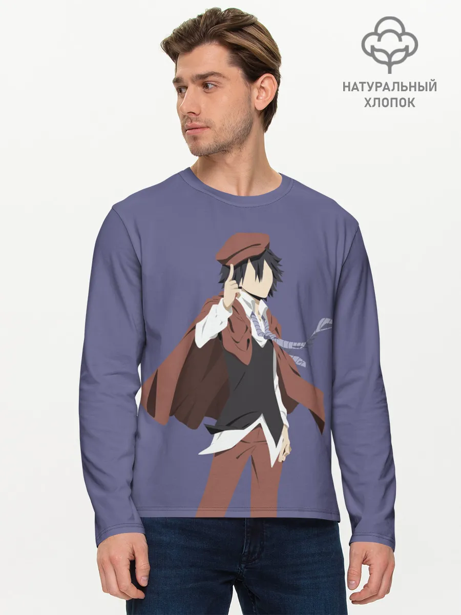 Мужской лонгслив базовый / Ranpo Edogawa
