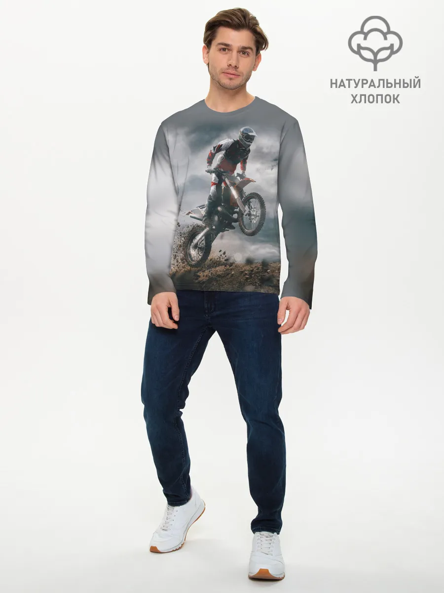 Мужской лонгслив базовый / МОТОКРОСС КТМ | MOTOCROSS KTM