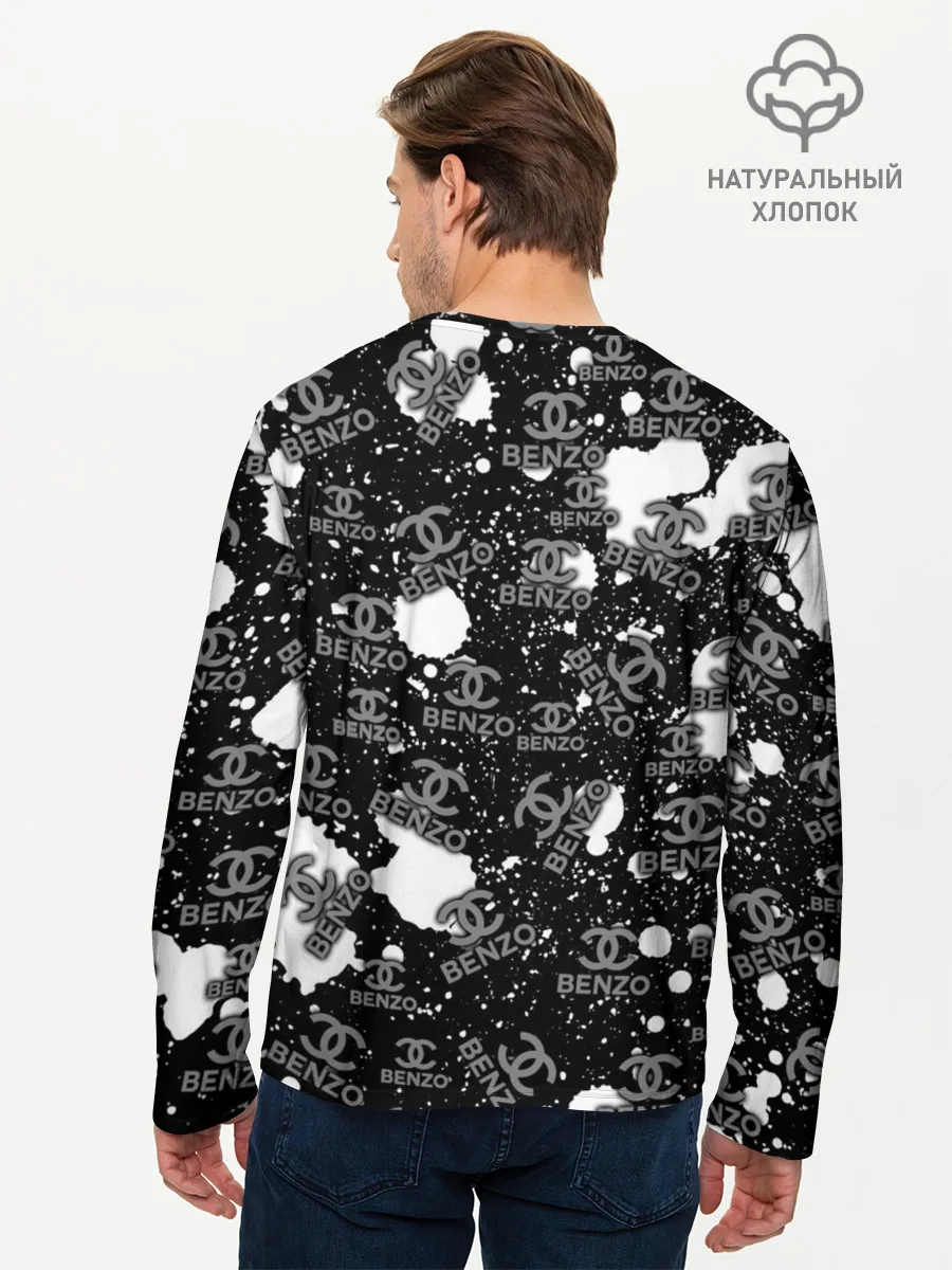 Мужской лонгслив базовый / Benzo Gang - Big Baby Tape