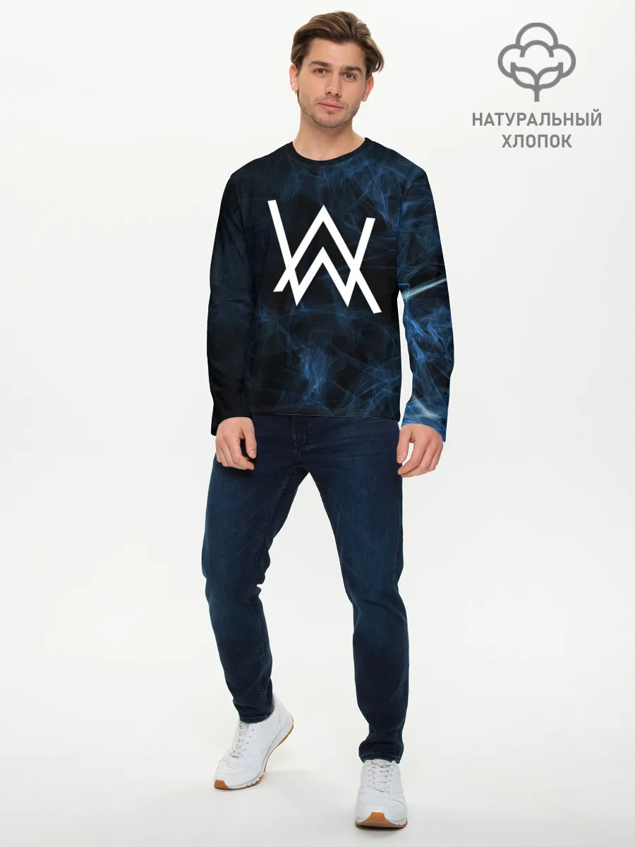 Мужской лонгслив базовый / Alan Walker
