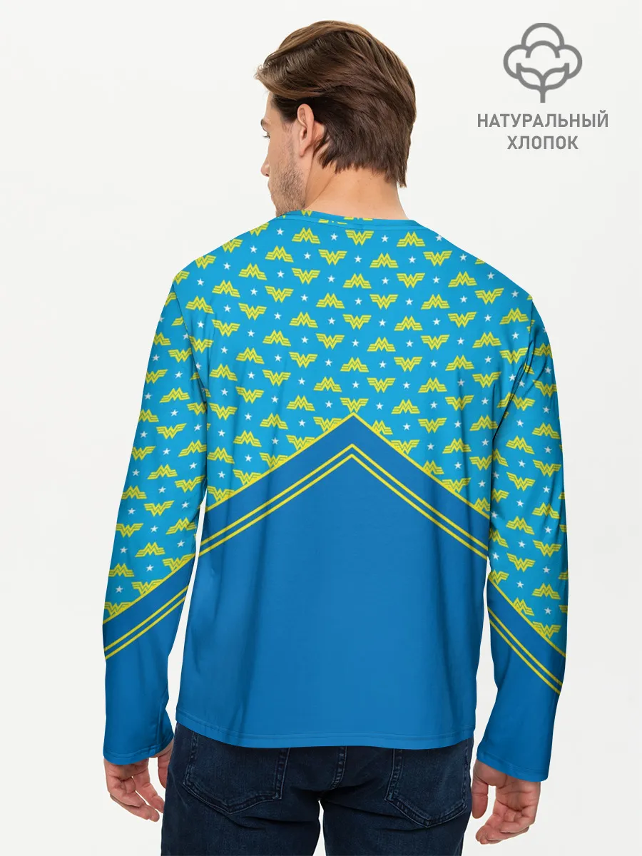 Мужской лонгслив базовый / Be the hero