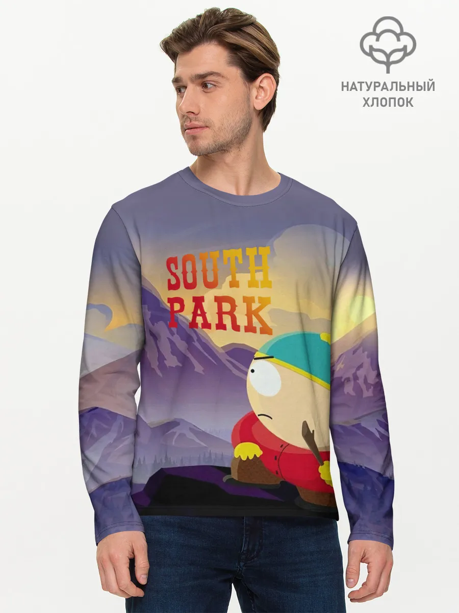Мужской лонгслив базовый / South Park Cartman | Картмен